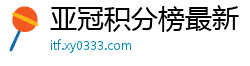 亚冠积分榜最新